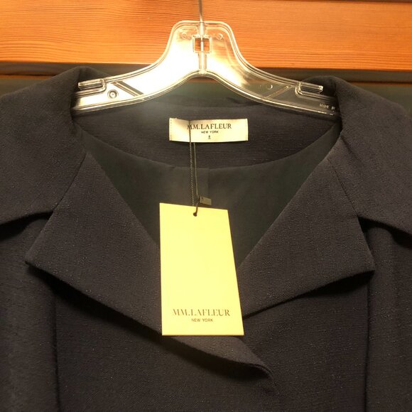 NWT MM LaFleur Navy Candice Dress - Picture 4 of 7